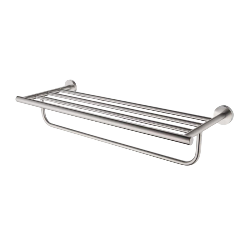 Dvojposchodový vešiak na uteráky z 304 nerezovej ocele, brúsený povrch, nosnosť 10 kg