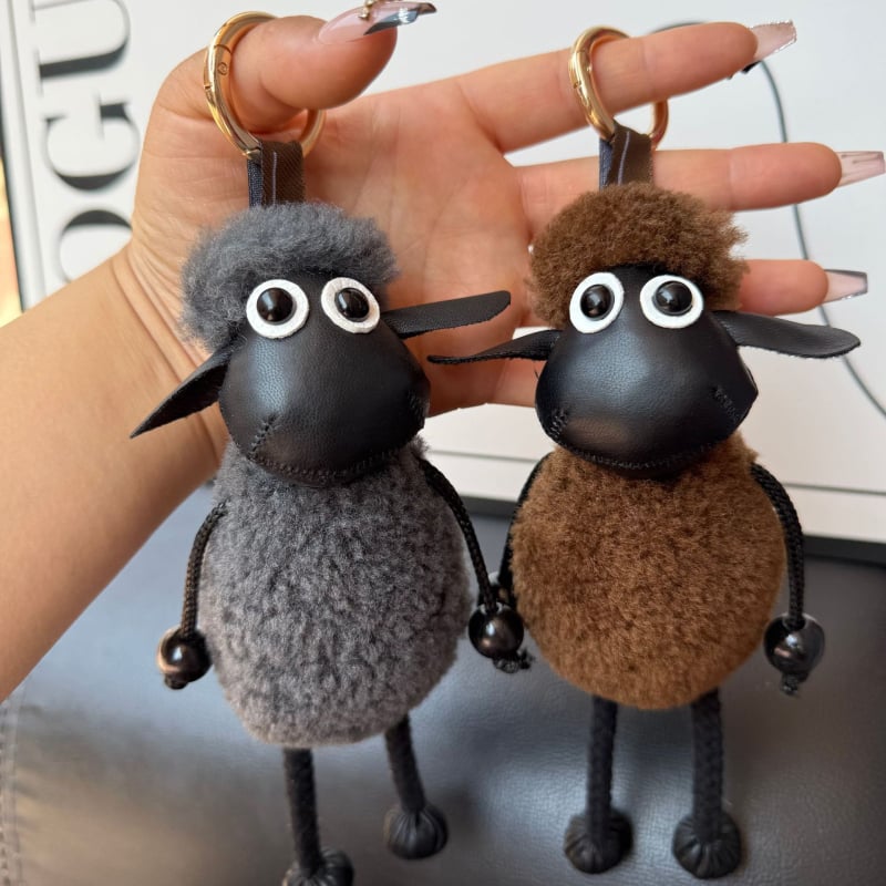 Zezze plyšový prívesok kľúča od auta - vzor malé zvieratá (medveď a ďalšie), auto doplnok, leto 2025