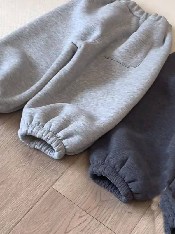 Detské zimné voľnočasové nohavice, zmesové tkaniny bavlna, cartoon vzor, stredný pás s elastickým pásom, pre vek 1–3 roky