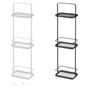 Podlahový regál do kúpeľne na uskladnenie, 6 úrovní, Železo, bez vŕtania, Jednoduchý moderný dizajn