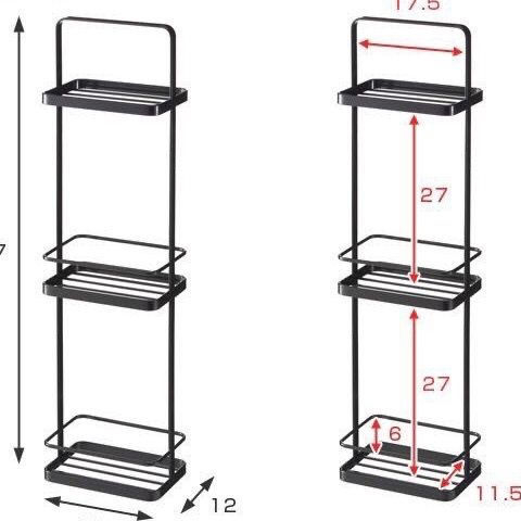Podlahový regál do kúpeľne na uskladnenie, 6 úrovní, Železo, bez vŕtania, Jednoduchý moderný dizajn