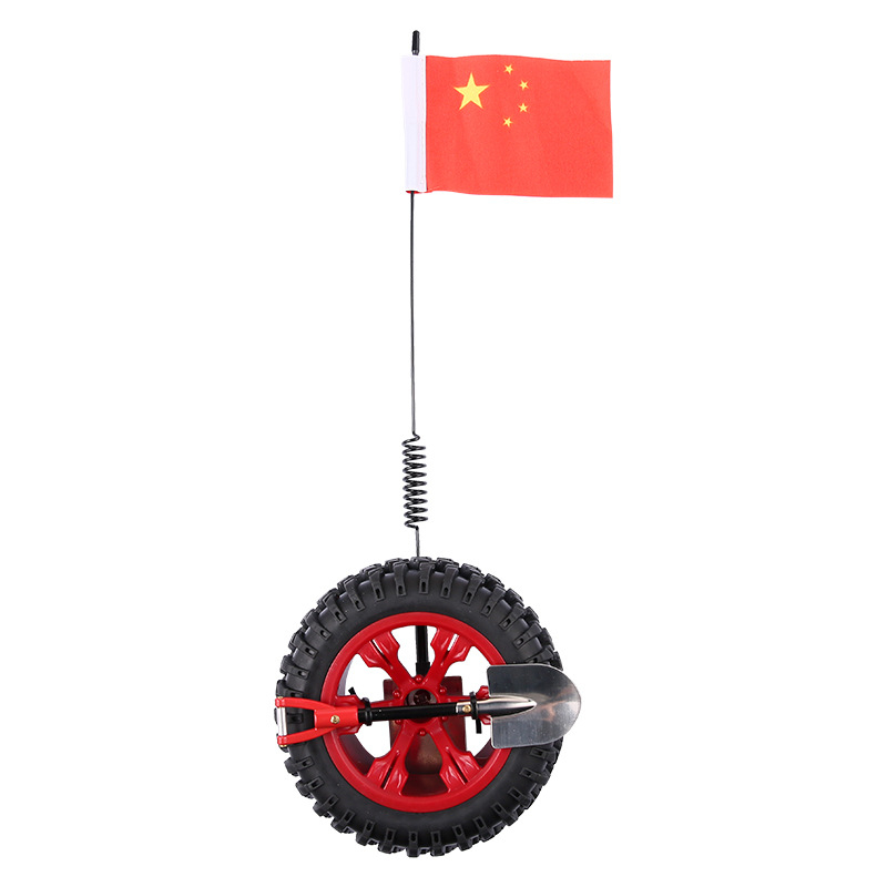 Dekorativna antena za automobil i motocikl, montaža po rubu kartice, dekor prtljažnika inspiriran mini rezervnom gumom