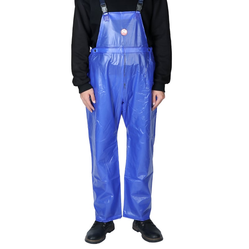 Риболовен дъждобран със презрамки и водоустойчиви панталони, Oxford плат, PVC лепило, дебелина на тъканта 36