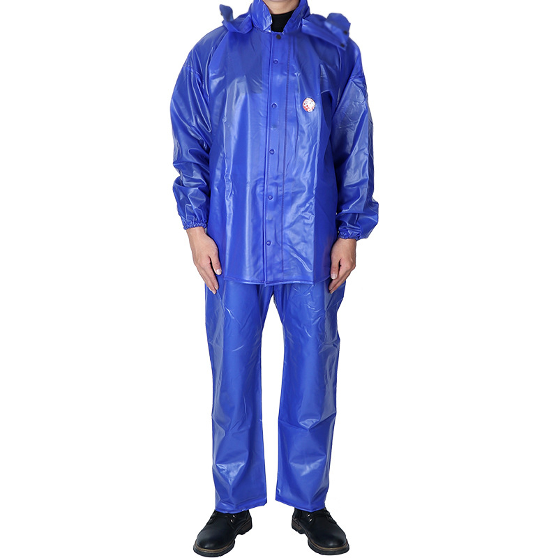 Риболовен дъждобран със презрамки и водоустойчиви панталони, Oxford плат, PVC лепило, дебелина на тъканта 36