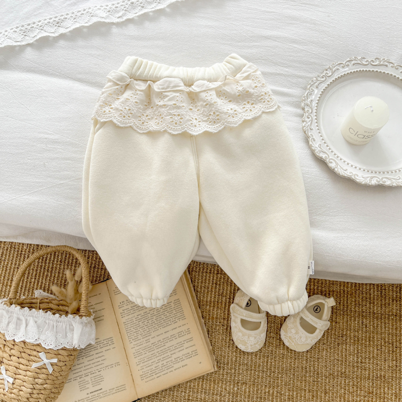 Dječje hlače, korejskog stila, pamuk, 50% pamuk, srednje visine elastični pojas, meka obrada