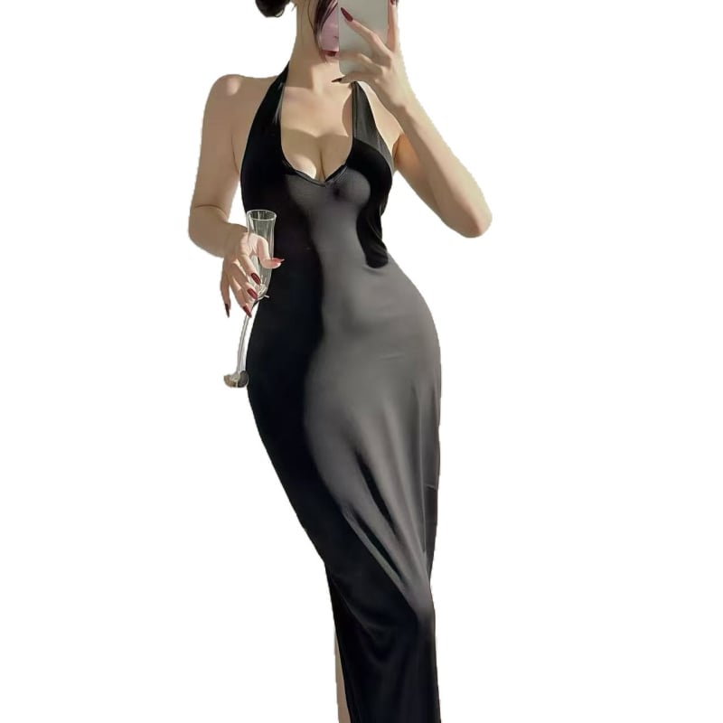 Стягаща презрамкова рокля за ролева игра – униформа, полиестер 95–100%, стил: тясна униформа, теми за ролева игра: сладко момиче, кралица на бала, професионална жена