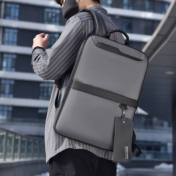 Kibővíthető laptop hátizsák, uniszex, 36-55L kapacitás, vízálló és kopásálló anyag, elfér benne egy 15 colos laptop, városi egyszerű dizájn