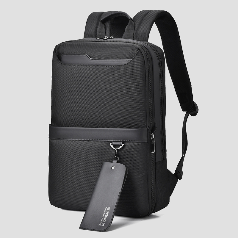Kibővíthető laptop hátizsák, uniszex, 36-55L kapacitás, vízálló és kopásálló anyag, elfér benne egy 15 colos laptop, városi egyszerű dizájn