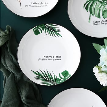 Porcelanski skup sa posudama nordijskog stila za 4 osobe, s mogućnošću prilagodbe logotipa i kutijom za poklon