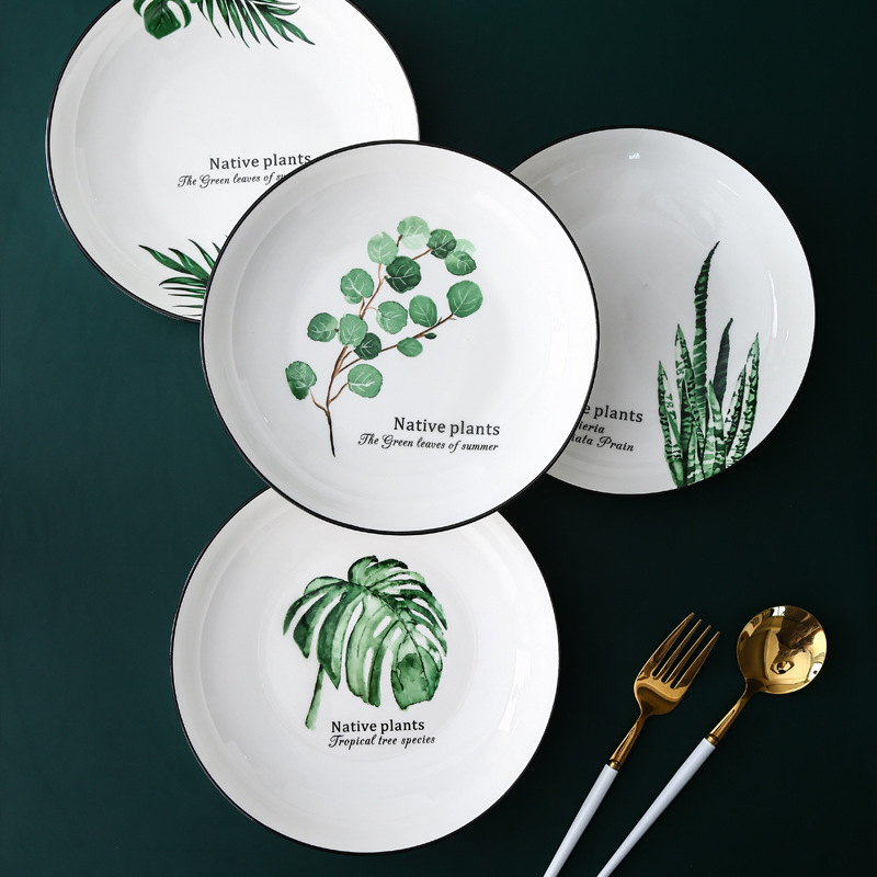 Porcelanski skup sa posudama nordijskog stila za 4 osobe, s mogućnošću prilagodbe logotipa i kutijom za poklon