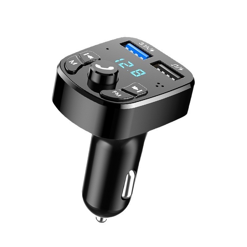 Automobilski Bluetooth MP3 punjač s podrškom USB pogona, FM radio, ulaz 12–24V, monohromatski zaslon