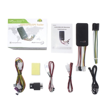 GT06 GPS nyomkövető – járműlokátor; GPS-pontosság 5 m; riasztási módok: rezgés, SOS, gyorshajtás, geofence; vízálló; külső tápfeszültség 9–36V