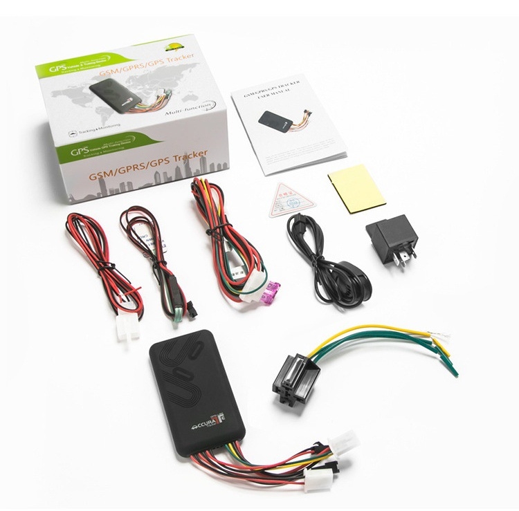 GT06 GPS nyomkövető – járműlokátor; GPS-pontosság 5 m; riasztási módok: rezgés, SOS, gyorshajtás, geofence; vízálló; külső tápfeszültség 9–36V