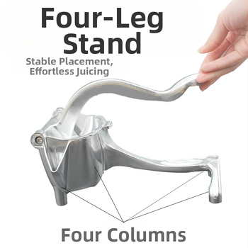 Rokas sulas spiedējs no alumīnija sakausējuma, daudzfunkcionāls, liels