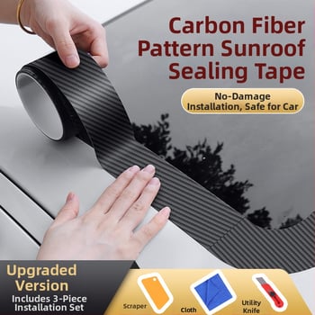Automobilio saulės stogo sandarinimo juosta - lipni stogo stiklo sandariklis