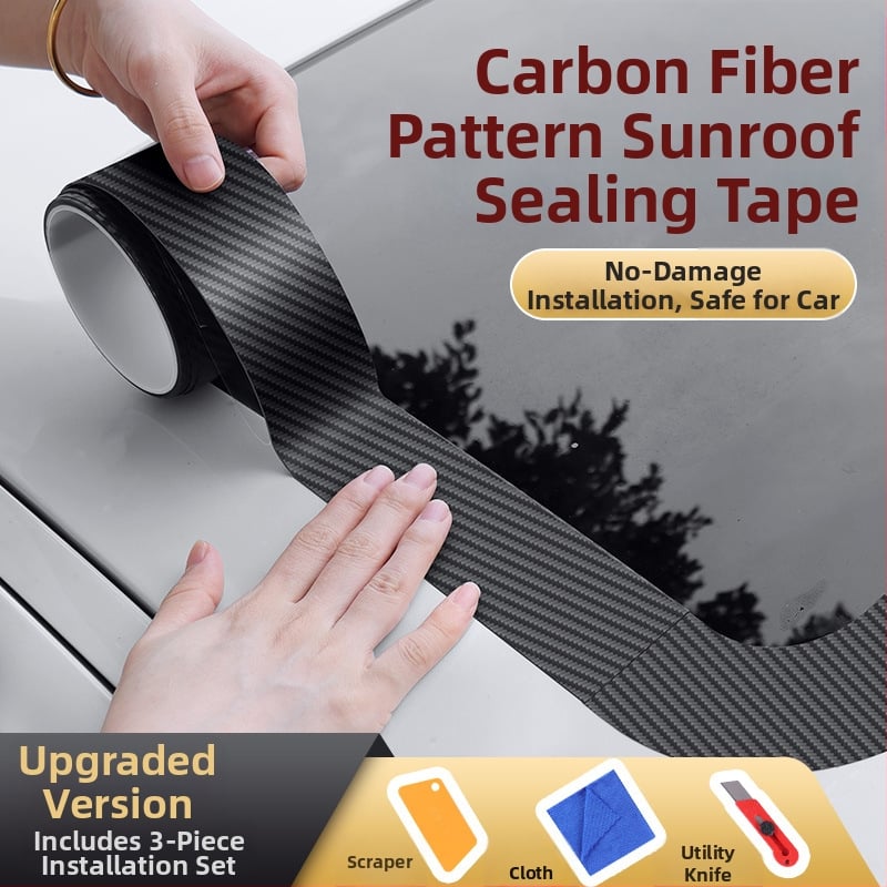 Automobilio saulės stogo sandarinimo juosta - lipni stogo stiklo sandariklis