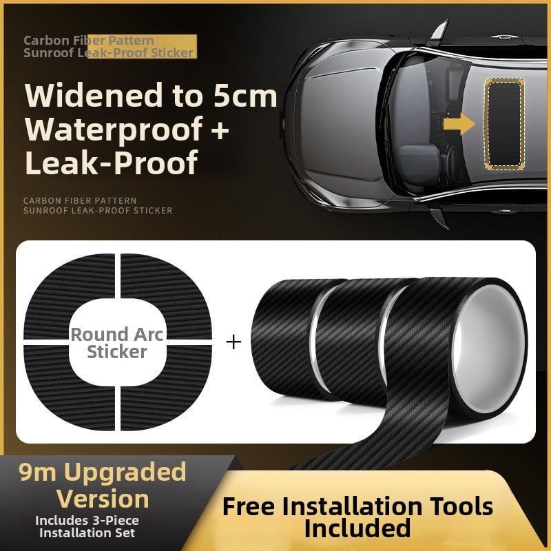 Automobilio saulės stogo sandarinimo juosta - lipni stogo stiklo sandariklis