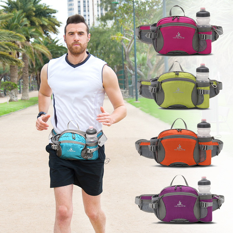 Sportska torbica za struk – ultra lagana, vodootporna, otporna na habanje; najlon materijal, jednostruka naramenica, za outdoor aktivnosti; unisex.
