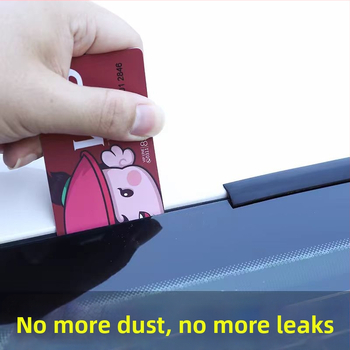 Automobilių sandarinimo juosta, universali, guminė, T tipo, skirta priekinių ir galinių stiklo spragoms bei stogo lango ertmėms