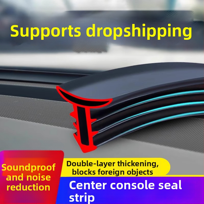 Automobilio vidinės centrinės konsolės tarpiklis, guma, 20 mm storis, triukšmo slopinimas, dulkių apsauga, suderinama su bendru modeliu