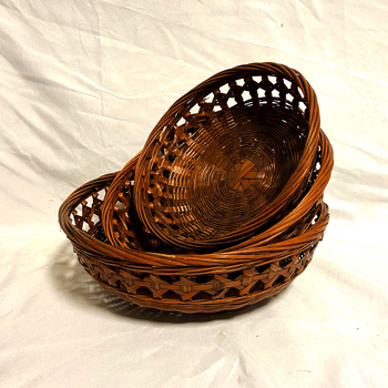 Плодова кошница - Phoenix Bamboo Art - Светъл лукс ретро стил - Високо качество - Лято 2021