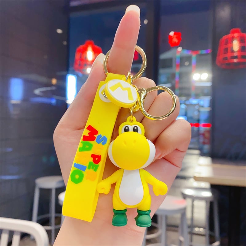 Guanxi σιλικόνη καρτούν δεινοσαύρος κλειδοθήκη κούκλα — γλυκό αξεσουάρ τσάντας, δώρο για ζευγάρια και φίλους