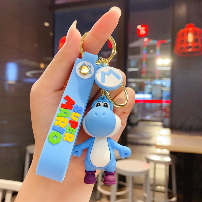 Guanxi σιλικόνη καρτούν δεινοσαύρος κλειδοθήκη κούκλα — γλυκό αξεσουάρ τσάντας, δώρο για ζευγάρια και φίλους