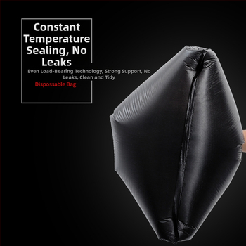 HDPE šiukšlių maišas, sustiprintas, plokščio burnos tipo, vienkartinis, skirtas namų ūkiui, viešbučiams ir virtuvei