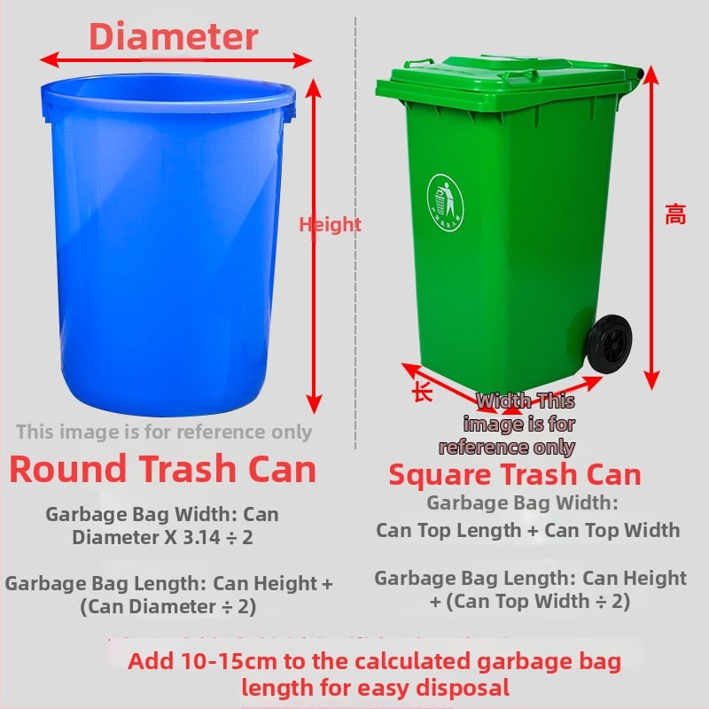 HDPE šiukšlių maišas, sustiprintas, plokščio burnos tipo, vienkartinis, skirtas namų ūkiui, viešbučiams ir virtuvei