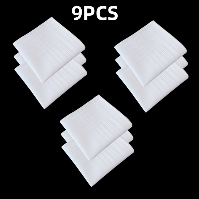 Носна кърпичка от 100% памук, възможност за бродиране или печат на лого, DIY, 18 г