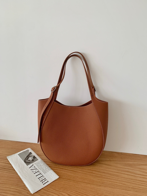 Saddle Bag, Valódi bőr, városi minimalist stílus, mágneszár, telefontartó zseb, poliészter bélés