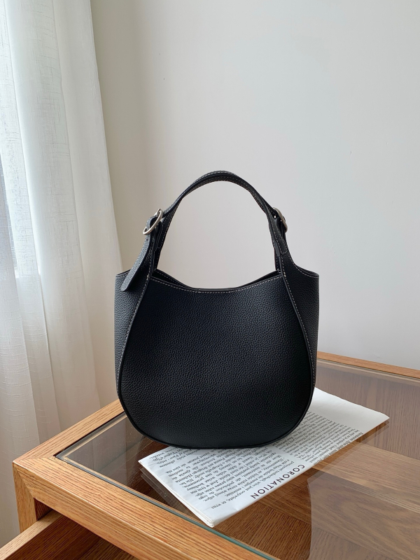 Saddle Bag, Valódi bőr, városi minimalist stílus, mágneszár, telefontartó zseb, poliészter bélés