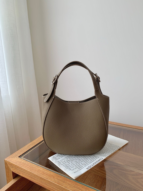 Saddle Bag, Valódi bőr, városi minimalist stílus, mágneszár, telefontartó zseb, poliészter bélés