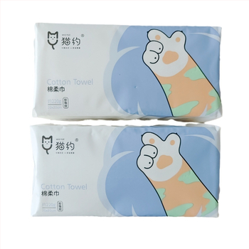 Cat Date bambuko pluošto veidojimo skudurėliai veido valymui, formuojama gamyba, be pritaikymo