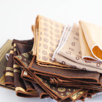 Vīriešu kabatas lakatiņš, ziedošs jacquard raksts, poliestera šķiedra, pieaugušajiem, ziema 2023