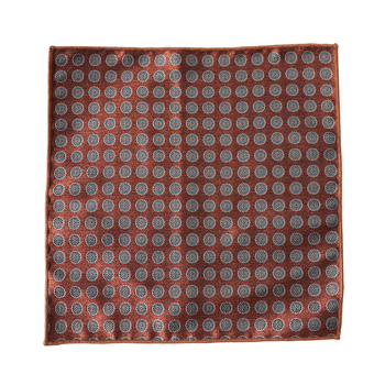 Vīriešu kabatas lakatiņš, ziedošs jacquard raksts, poliestera šķiedra, pieaugušajiem, ziema 2023