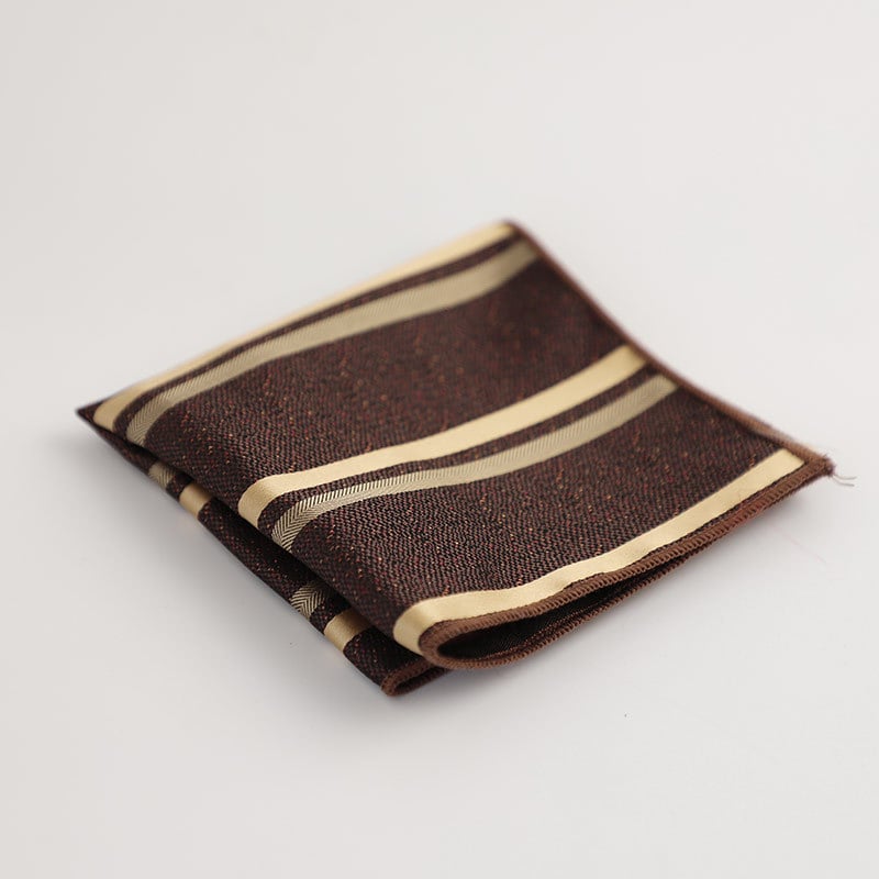 Vīriešu kabatas lakatiņš, ziedošs jacquard raksts, poliestera šķiedra, pieaugušajiem, ziema 2023