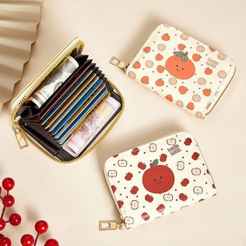 PU kártyatartó több kártyahellyel, lopás elleni védelem a vezetői engedélyhez, kompakt kártyatartó és aprózseb