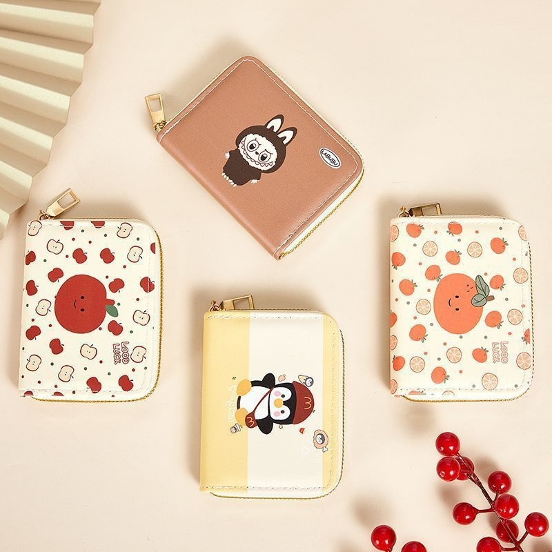 PU kártyatartó több kártyahellyel, lopás elleni védelem a vezetői engedélyhez, kompakt kártyatartó és aprózseb