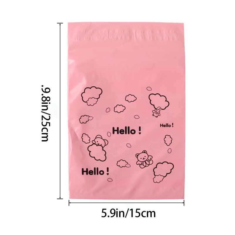 HDPE еднократни торбички за изхвърляне на санитарни дамски превръзки, с плосък отвор, удебелени, 50 броя в кутия