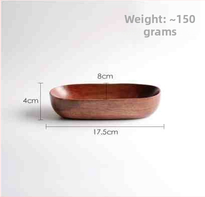 Лодковидно оформен дървен сервиращ поднос, Little Muxian, модерен минималистичен дизайн, възможност за персонализиране на лого