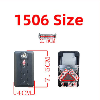 Bagāžas slēdzene ar TSA saderību, paroles slēdzene, pretzādzības funkcija, ABS materiāls