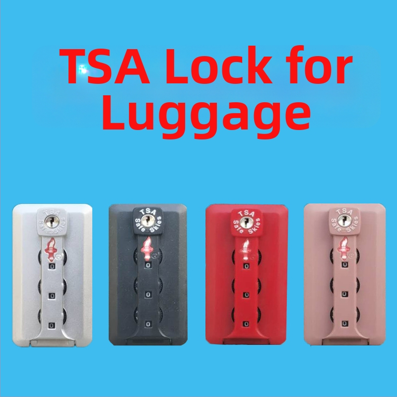 Bagāžas slēdzene ar TSA saderību, paroles slēdzene, pretzādzības funkcija, ABS materiāls