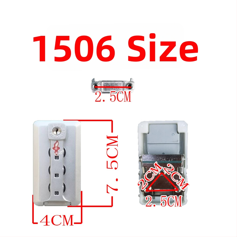 Bagāžas slēdzene ar TSA saderību, paroles slēdzene, pretzādzības funkcija, ABS materiāls