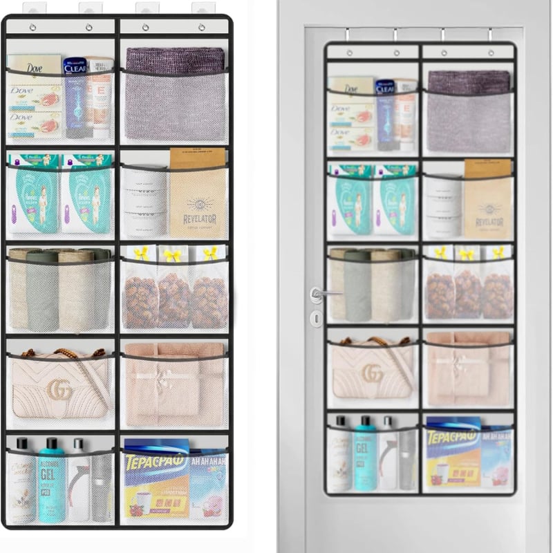 Born Vješivi organizator za odjeću s 10 pretinaca, mrežasti džepovi od netkanog materijala