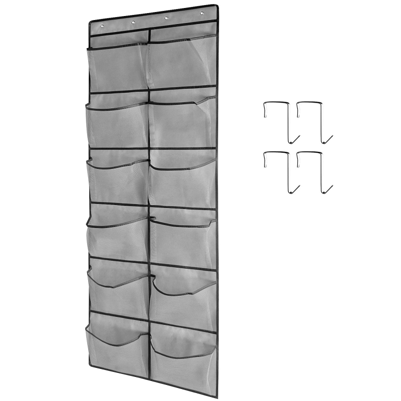 Born Vješivi organizator za odjeću s 10 pretinaca, mrežasti džepovi od netkanog materijala