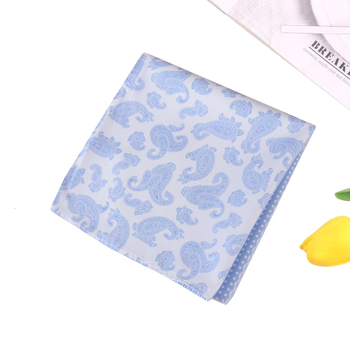 Kabatas lakatiņš, kešu ziedu raksts, poliestera diegs, izdrukāts, brīvā laika stils