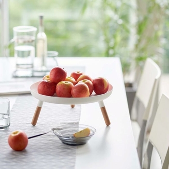 Japán stílusú minimalist snack-tároló polc, pozsgás növényekhez tartó, bejárati ajtókulcs-tál, gyümölcstál