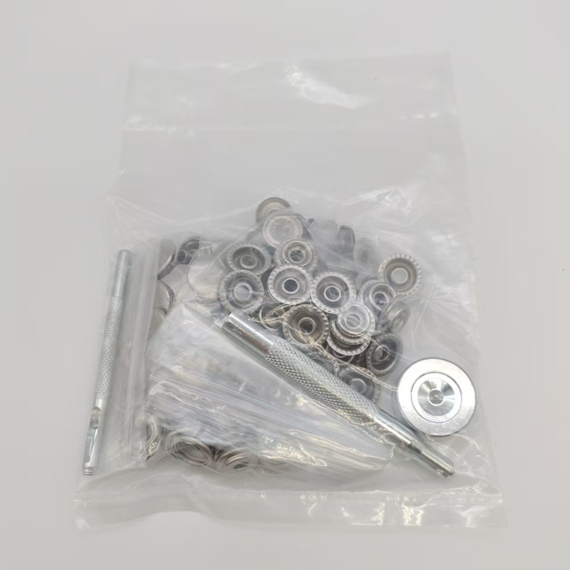 Mogi set nasturi snap din oțel inoxidabil, pentru jachete, blugi, corturi și genți