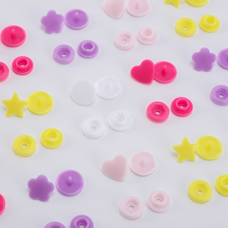 Firm Σετ πιεστηρίου κουμπιών snaps – πλαστικό, σύστημα κουμπιών, κατάλληλο για παλτά, τσάντες, μπουφάν, ολόσωμες φόρμες και βρεφικά ρούχα